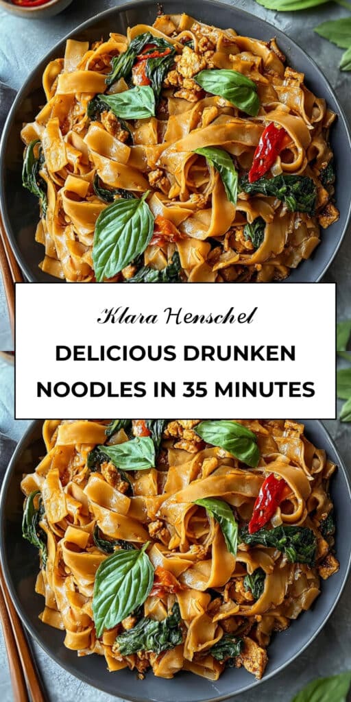 Delicious Drunken Noodles in 35 Minutes – Your New Favorite! 101 Delicious Drunken Noodles in 35 Minutes Easy Thai Dinner Recipe 1