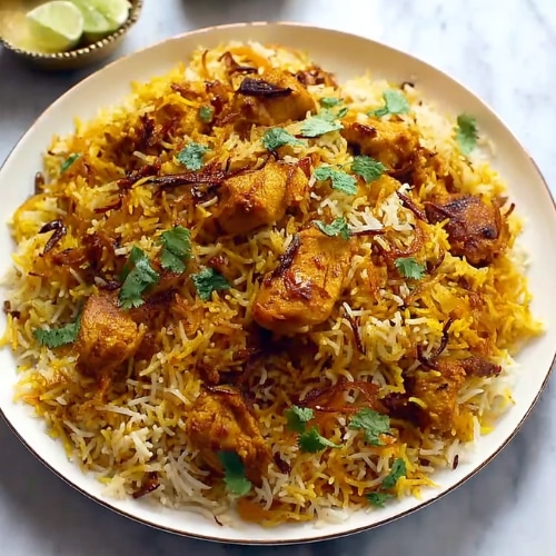 Fragrant Butter Chicken Biryani