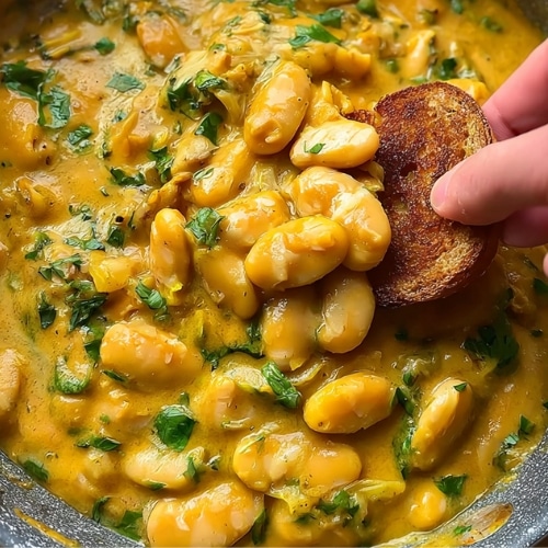 Golden Creamy Butter Beans