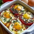 Mediterranean Baked Feta Eggs