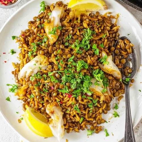 Mujadara Lentils and Rice