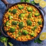 One Pan Chickpea Broccoli Rice Casserole