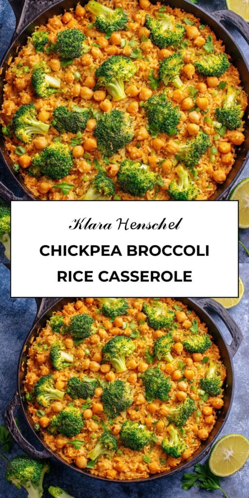 One Pan Chickpea Broccoli Rice Casserole 85 One Pan Chickpea Broccoli Rice Casserole Easy Vegetarian Dinner