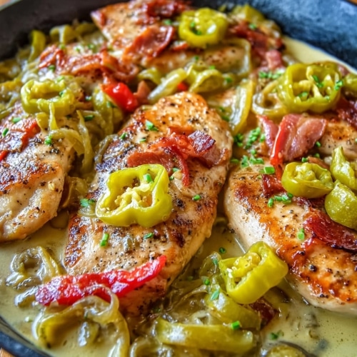 Pepperoncini Chicken Skillet