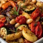 Rustic Roasted Vegetable Bake with Cannellini Beans