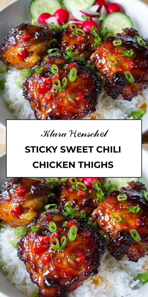 Sticky Sweet Chili Chicken Thighs Quick 25 Minute Dinner