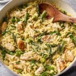 Asparagus Orzo with Chicken