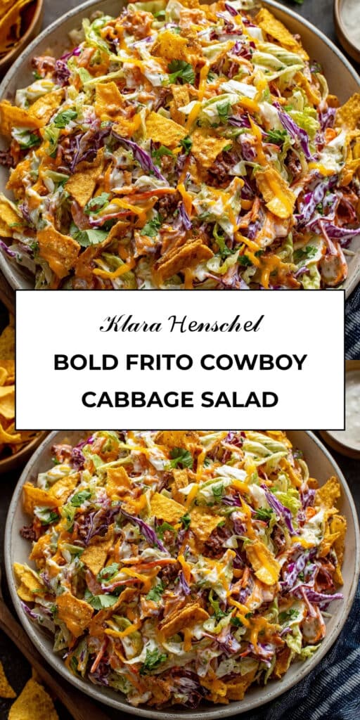 Bold and Crunchy Frito Cowboy Cabbage Salad 69 Bold Frito Cowboy Cabbage Salad Crunchy Easy Recipe