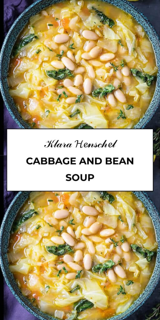 Cabbage and Bean Soup (Hearty, Healthy Comfort in a Bowl) 89 Cabbage and Bean Soup Healthy Hearty Vegetable Soup