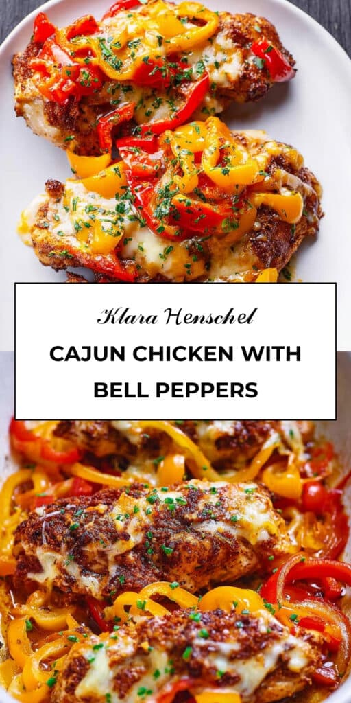 Cajun Chicken with Bell Peppers Spicy Easy One Pan Dinner
