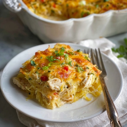 Chicken Spaghetti Squash Casserole