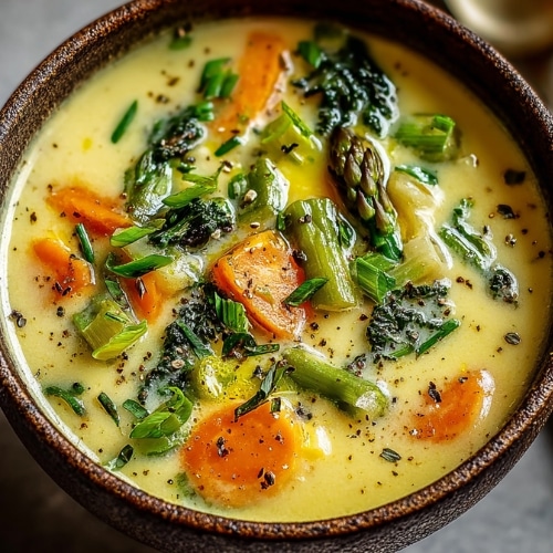 Cream of Spring Vegetable Soup