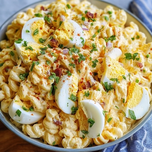 Deviled Egg Pasta Salad