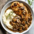 Easy Creamy Mushroom Chicken Recipe