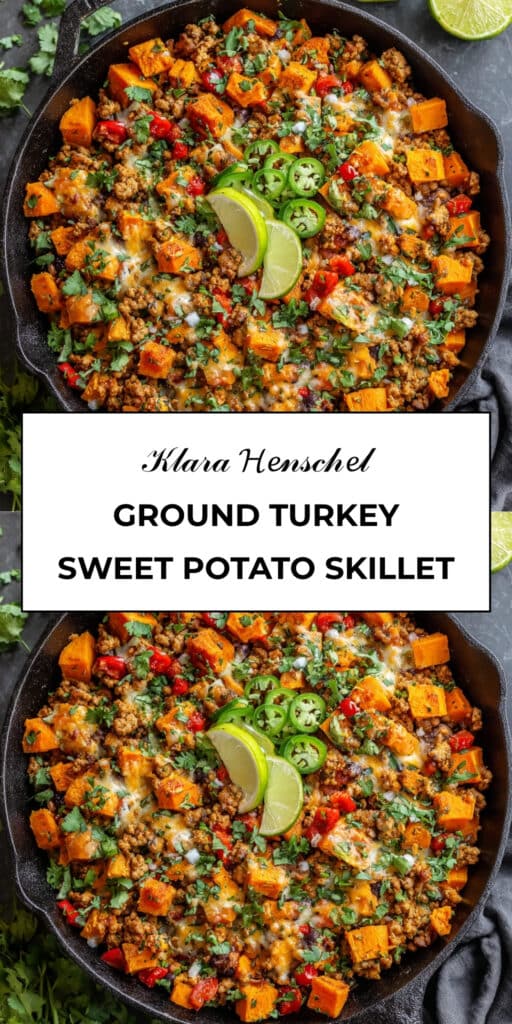 Ground Turkey Sweet Potato Skillet Easy Healthy One Pan Dinner