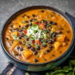 Hearty Pumpkin Black Bean Soup