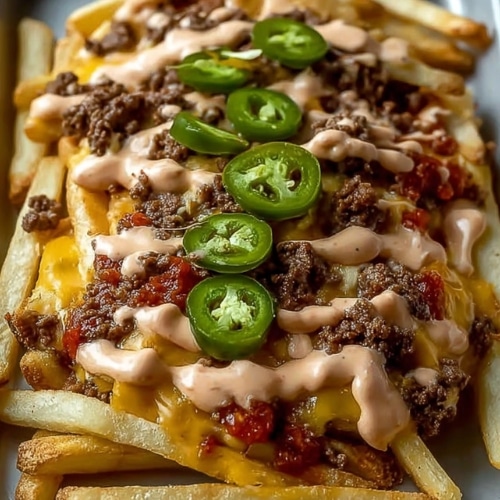 Hearty Smash Burger Fries