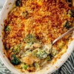 Homemade Broccoli Casserole with Ritz Topping