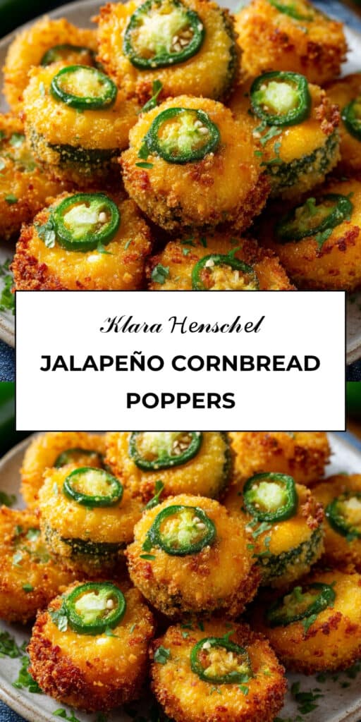 Jalapeno Cornbread Poppers Cheesy Spicy Easy Snack