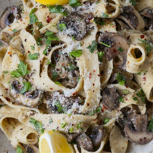 Mushroom Pappardelle Recipe