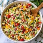 Rainbow Orzo Salad