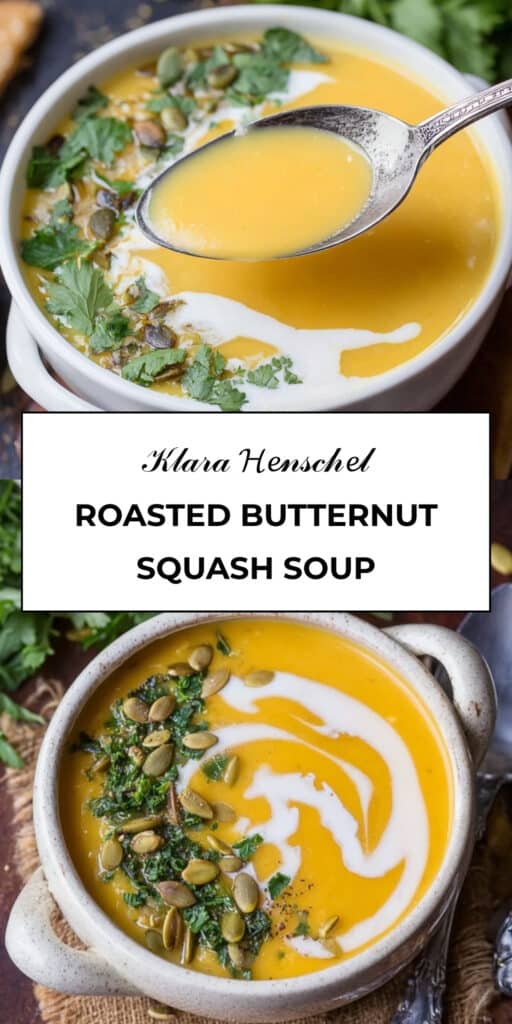 Roasted Butternut Squash Soup with Coconut Milk Creamy Easy Recipe