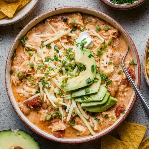 Slow Cooker Buffalo Chicken Chili