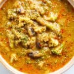 Spiced Healthy Broccoli Soup No Cream