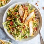 Spicy Ranch Chopped Chicken Cabbage Salad