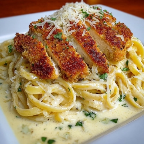 Ultimate Crispy Chicken Alfredo