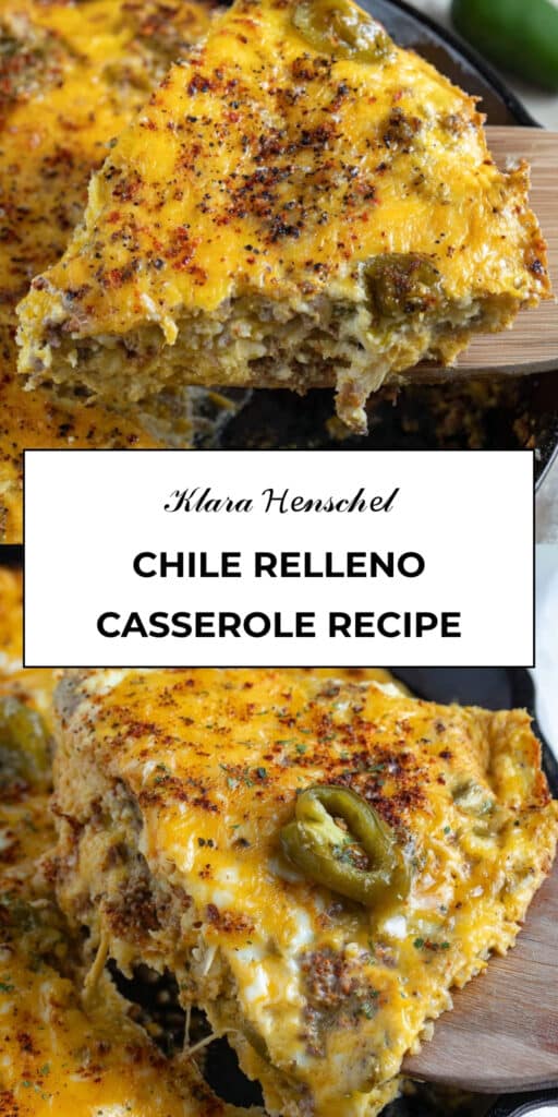 Chile Relleno Casserole Easy Cheesy Mexican Bake