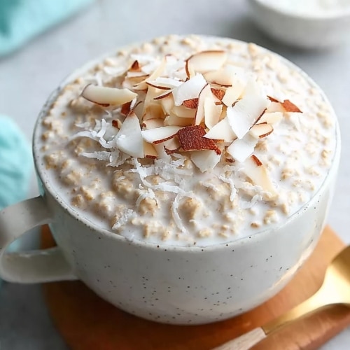Coconut Cream Pie Overnight Oats