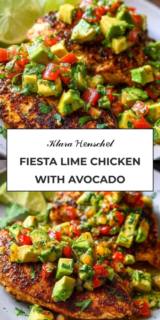 Fiesta Lime Chicken with Avocado Easy Mexican Dinner Recipe