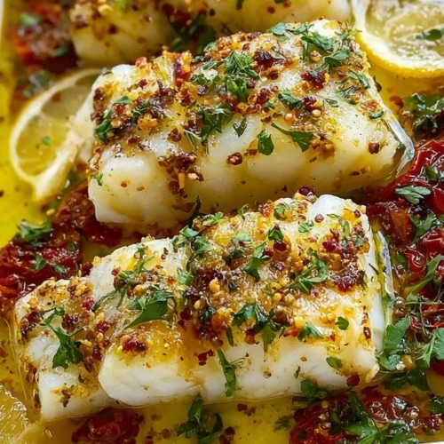 Gluten Free Mediterranean Baked Cod