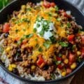 Ground Beef Burrito Bowl