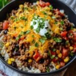 Ground Beef Burrito Bowl