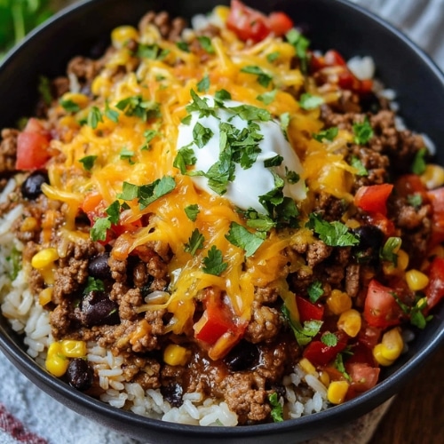 Ground Beef Burrito Bowl