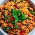 Healthy Mediterranean Rice and Beans
