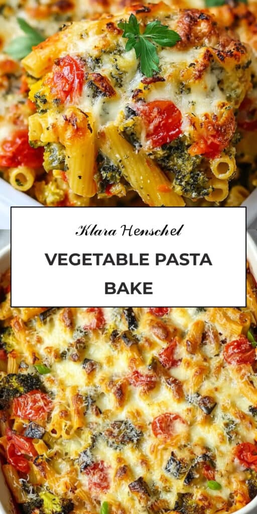 Mediterranean Vegetable Pasta Bake Easy Healthy Dinner Recipe