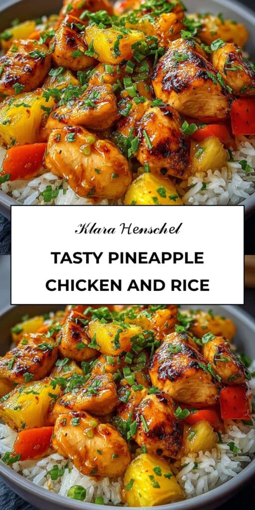 Pineapple Chicken and Rice Easy Sweet and Savory Dinner