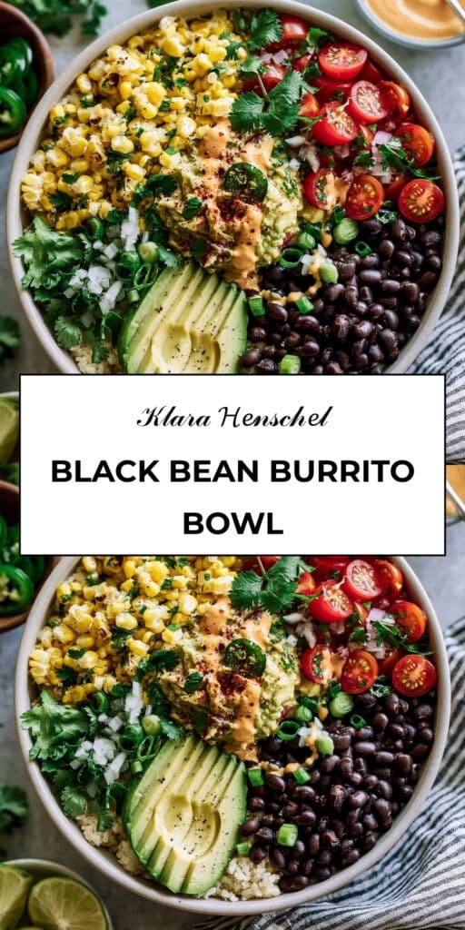Black Bean Burrito Bowl 5 Black Bean Burrito Bowl Easy Healthy Mexican Inspired Meal