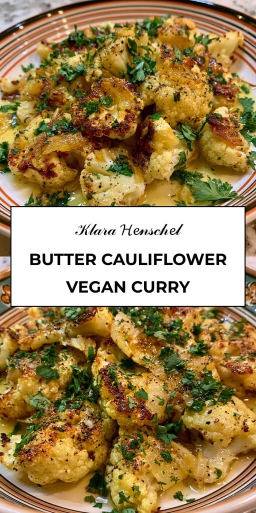 Butter Cauliflower 5 Butter Cauliflower Creamy Vegan Indian Curry