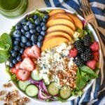 Peach Berry Summer Salad