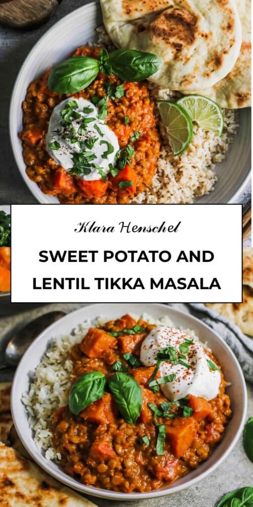 Slow Cooker Sweet Potato and Lentil Tikka Masala (Vegan) 5 Slow Cooker Sweet Potato and Lentil Tikka Masala Vegan Easy Comfort Curry