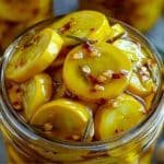 Sweet Yellow Squash Pickles Recipe