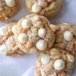 Salted Caramel White Chocolate Cookies