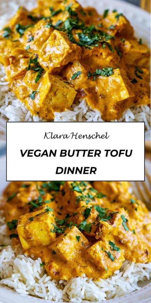 Vegan Butter Tofu 4 Vegan Butter Tofu Creamy Indian Inspired Plant Based Dinner