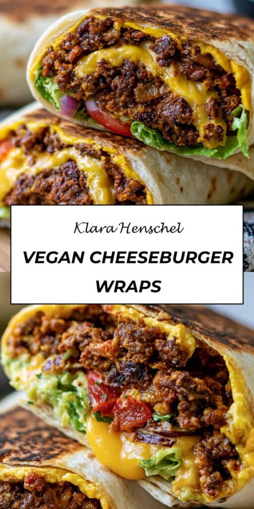 Vegan Cheeseburger Wraps 4 Vegan Cheeseburger Wraps Easy Plant Based Comfort Food