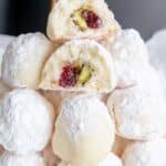 Air fryer snowball cookies