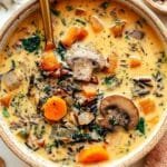 Cozy Autumn Wild Rice Soup